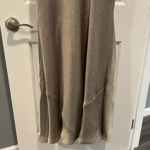 NWT ANN TAYLOR GOLD Evening Dress - Picture 8 of 14
